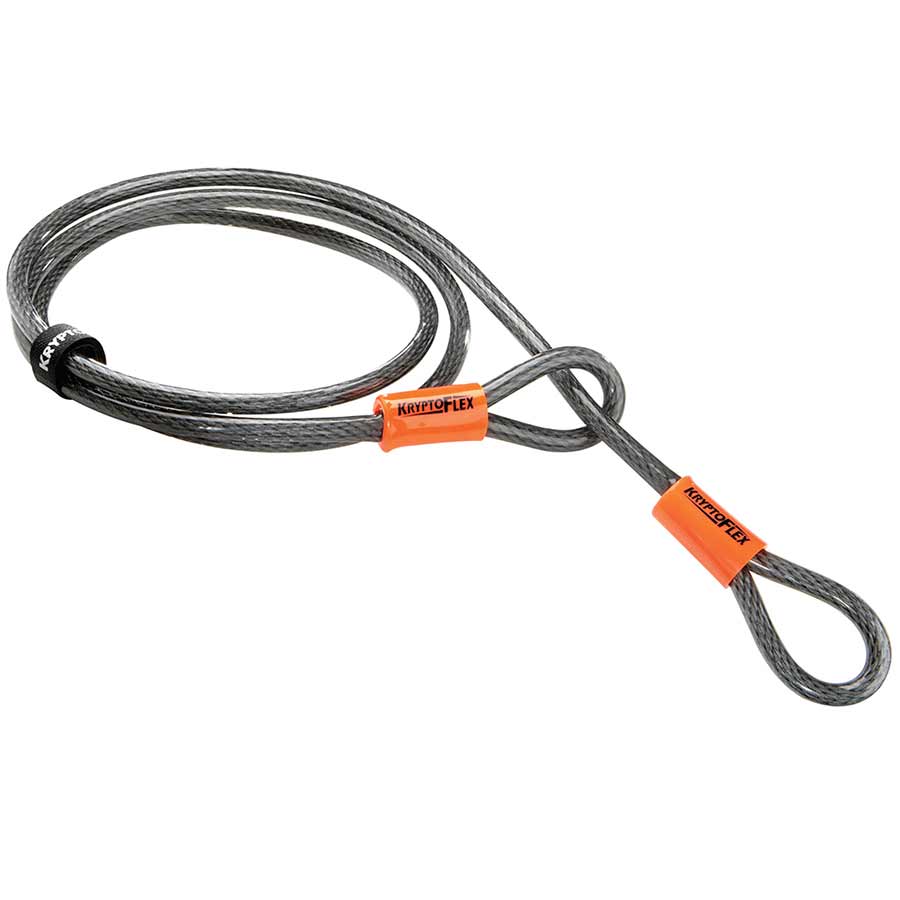 Kryptonite, KryptoFlex 525, Cable lock, 5mm, 76cm, 2.5', Black