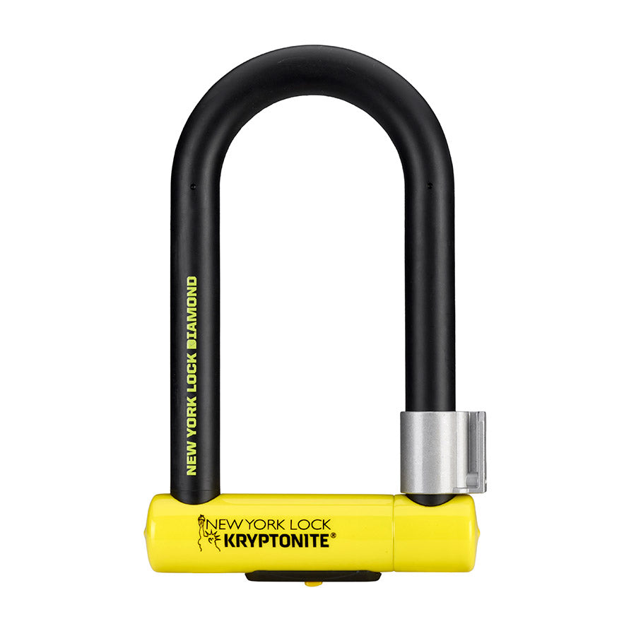 Kryptonite, New York Diamond Standard, U-Lock, Key, 204x95mm, 8''x3.74'', Thickness in mm: 26mm, Yellow