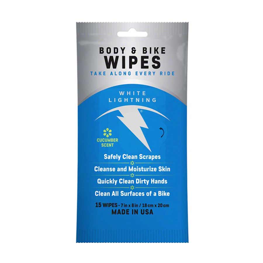 White Lightning, Body & Bike Wipes