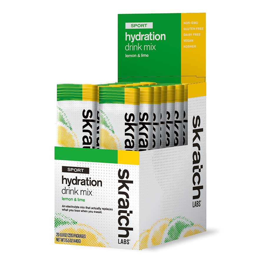 Skratch Labs, Sport Hydration Drink, Drink Mix, Lemon/Lime, Pouch, 60 servings