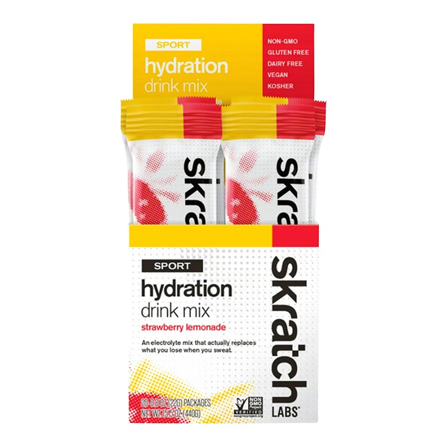 Skratch Labs, Sport Hydration Drink, Drink Mix, Lemon/Lime, Pouch, 60 servings