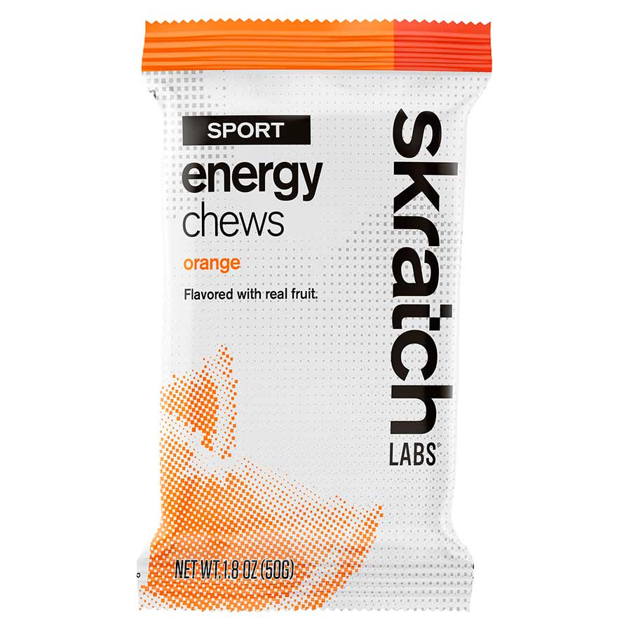 Skratch Labs, Sport Energy, Chews, Orange, 10 x 50g