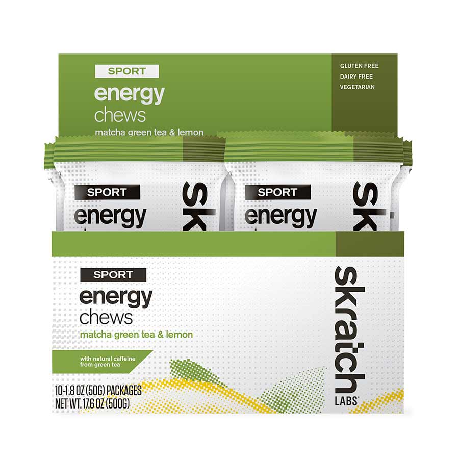 Skratch Labs, Sport Energy, Chews, Orange, 10 x 50g