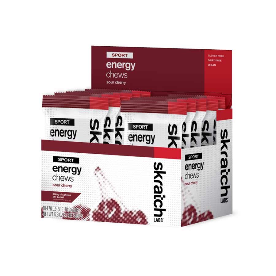 Skratch Labs, Sport Energy, Chews, Orange, 10 x 50g