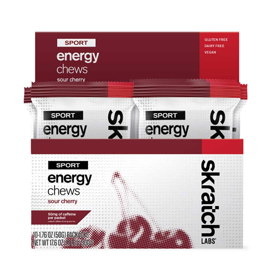 Skratch Labs, Sport Energy, Chews, Orange, 10 x 50g