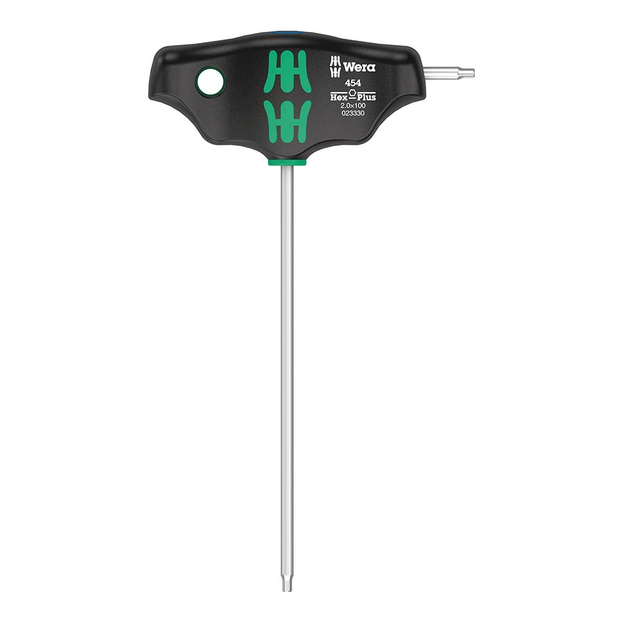 Wera, 454 T-handle Hex-Plus, Hex Wrench, Hex 2.0 x100mm, Metric
