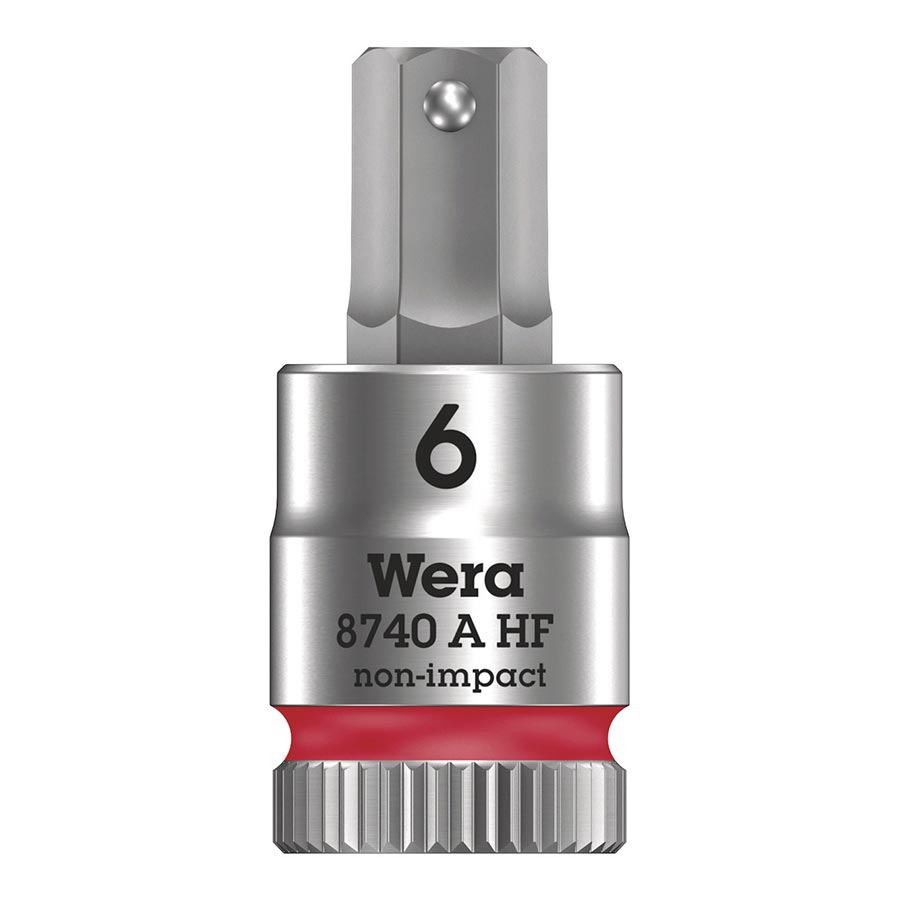 Wera, 8740A HF Zyklop, 1/4'' Drive, Hex 3.0 x 28mm with HF